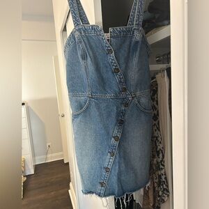 Reformation Denim Button-Down Dress